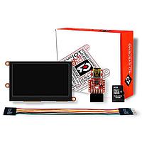 4D Systems SK-43DCT Display Development Tools Starter Kit for uLCD-43DCT with 4GB Industrial microSD Card