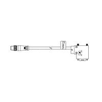 Molex 1200980065 Sensor Cables / Actuator Cables MIC 5P M/MP TO VERT DSUB 1M SH