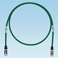 Panduit STP6X6MGR Cat 6a Copper Patch Cord, Cat 6A, Green S/FTP C