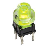 Công tắc nhấn có đèn chiếu sáng loại SPST-NO 0.05A 12V E-Switch TL1265RQRRED