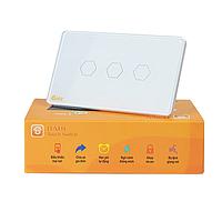 Datic DT03ST WiFi Datic 3 Button Touch Switch (White)