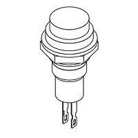 Công tắc tiêu chuẩn ĐEN TẮT-(BẬT) Mountain Switch 104-0043-EVX