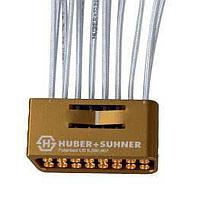 Bộ cáp RF Multicoax jumper, 2x8, đầu nối MXP cái (f) đến đầu nối MXP cái (f), sơ đồ chân 1 đến 1, 152mm HUBER+SUHNER MF53/2x8A_21MXP/21MXP/152_1