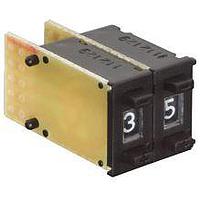 APEM PICOD301ALULS2 서브미니 푸시휠 16단 위치 엄지휠 스위치, 롱 R/A, 검정