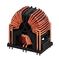 Cuộn cảm bù dòng điện dọc 40 A PCB cuộn cảm chế độ chung ba dòng 0,7 mH Schaffner RT8532-40-0M7