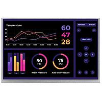 Riverdi RVT101HVLFWCA0 TFT 디스플레이 LVDS, HB, IPS, aTouch CG, ILI2132, 메탈 프레임, 에어 본딩