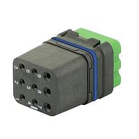 Eaton Souriau-Sunbank 8MQ2M0936BCES Modular Connectors - Push Pull MQuick module, sealed, without contact, delivered with cap