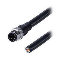 Same Sky (formerly CUI Devices) CDM1254-04D-01MST-5M-67 Sensor Cables / Actuator Cables Straight,Shielded,D-Code 4PIN ,Screw Copper alloy,PVC 5.0M