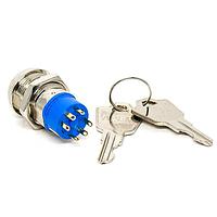 APEM LK5BNB126N3 キー ロックスイッチ KEYLOCK SWITCH LK 19MM