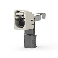 Phụ kiện Vỏ fakra góc vuông cho đầu cuối R299.197.630, R299.197.660, mã hóa B Raydiall Automotive R197.125.B81