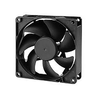 Sunon EE92252B2-000U-A99 Axial Axial Fan, 92x92x25mm, 24VDC, 45CFM, 0.13"H2O, Ball, Wire, Auto Restart