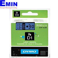 DYMO 63020717 D1 Black/Blue Tape (19mm x 7m)