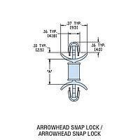 Giá đỡ PCB HDLSP4-06 V-0 TỰ NHIÊN Heyco 10202F