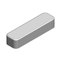Masach Tech MS400-20S-NS EMI/RFI Shield, One-Piece 40 x 11 x 7.5mm One-piece Drawn-Seamless RF Shield/EMI Shield (Nickel-Silver)