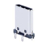 USB Type C Type C, 3.2, Dọc, Mạ vàng 3u, Lỗ xuyên, 11.1mm, 24 chân, T&R Same Sky (formerly CUI Devices) UP32-C-V-G-TH-1-P24-TR