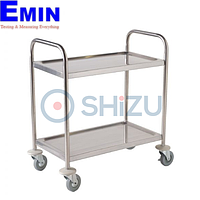 ShiZu STB-XEDAY2 Stainless Steel 2 Tier Trolley
