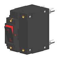 Carling Technologies C12-B0-34-610-131-E Supplementary Protector / Motor Controller 10A TWO POLE FLAT ROCKER RED