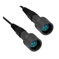 Bộ cáp quang lắp ráp Đầu nối sợi quang Flex 10M OS1 Bulgin PXF6055CAB