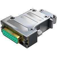 Amphenol Positronic RD9S10GEX Receptacle DSUB 9F CRIMP GF TIN
