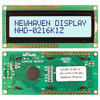 Newhaven Display NHD-0216K1Z-FSW-GBW-L LCD Character Display Modules STN- GRAY Transfl 80.0 x 36.0