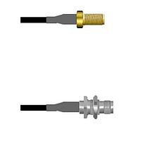 Amphenol Custom Cable Q-2V04F0003006i RF Cable Assemblies SMA-SJ/TNC-SJB G174 6I