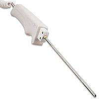OMEGA PRS-GP-100-E-24-OTP-M Handheld RTD probes with Integral Handle & Retractable Cable (3-Prong Standard Male Thermocouple Connector, 600 °C, Class B)