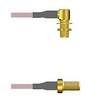 Amphenol Custom Cable Q-2P02V0005084i RF Cable Assemblies SMA-RJB/SMA-SJ G316 84I