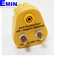 Bosch Static BSC-H10 Grounding EU Plug (EU 1 x Banana Black , 2 x M5 Post)