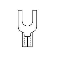 Molex 19141-0025 Spade SPADE 18-22 AWG 10 STUD
