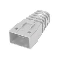 Nắp bảo vệ công nghiệp RJ cho đầu nối RJ45, Nắp bảo vệ cáp màu xám cho 8 chân Cat6A Giải pháp Gigalink Phiên bản nhỏ gọn HARTING 09451510023