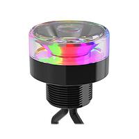 Đèn hiệu Beacons K50 Pro với Series PICK-IQ: Đèn hiệu RGB: Góc nhìn chu vi; Điện áp: 10-30 V dc; Vỏ: Polycarbonate; IP69K; Đầu vào: Bimodal; Màu sắc: Đa màu; 240 mm (9.45 in) Dây cáp bọc PVC 5 chân M12 có khiên bảo vệ QDs Banner Engineering K50PBLSQ2PS