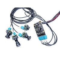 Camera 4 camera board với đầu nối miniSAS cho Camera OV10635 MIPI NXP MX8XMIPI4CAM2