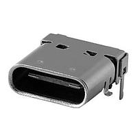 Đầu nối USB Type C USB 3.2 Gen 2x2 20 Gbps 20 Vac 5 A Ngang Mạ Vàng Bề mặt Gắn nổi Same Sky (formerly CUI Devices) UJ32-C-H-G-H2-SMT-TR