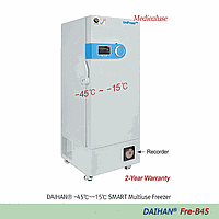 DaiHan DH.FreB35015 -45℃ ~ -15℃ ຕູ້ແມ່ນເລືອດ SMART Blood Bank Freezer, 503Lit., ປະຕູແບບແຂນ, 5-Inner Door, Fre500-B45 (120V)