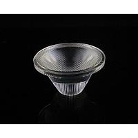 LedLink Optics LL01CR-PV80L02 Lens Assembly Single Lens 45x23.65mm 80deg