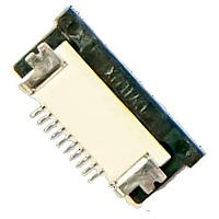 Đầu nối FFC & FPC ZIF bước chân 0.5mm, 10 chân, tiếp xúc phía trên Riverdi ZIF0510UH