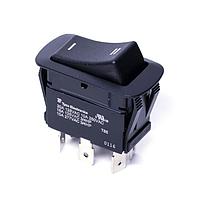 AMP Connectors - TE Connectivity PRCDD1-20F-BB0EW ロッカースイッチ DP ON-NON-ON PNL PWR ロッカースイッチ