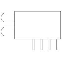 Đèn Báo Mạch In LED Lắp Đôi Đế T1 LED VCC 5682F7LC;7LC