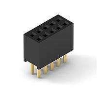 Wurth Elektronik 62200421821 Socket WR-PHD 1.27mm SMT 4P SMT Sock Hdr St 2Rw