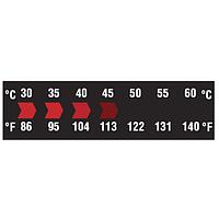 Nhiệt kế ngang tự dính DIGITEMP EZ NHIỆT KẾ ĐƠN MÀU NGANG CÓ THỂ ĐẢO CHIỀU PHẠM VI: 86-140F 10 CÁI SpotSee 4557C ADP10