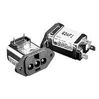 Corcom - TE Connectivity 3DAF1 Inlets 3A HI CURR PIN 1/4" FASTON/FLNG MOUNT