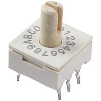 CTS Electronic Components 221ADC16 ロータリースイッチ 16ポジション スルーホール シャフト 6.86mm 高さ