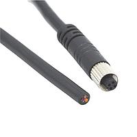 NorComp CCA-000-M03R203 Sensor Cables / Actuator Cables M5 4 pos Female straight/blunt 3 mtr