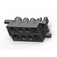 AMP Connectors - TE Connectivity 2212327-1 Heavy Duty Power Connectors FORGE, ASSY SCKT 2#0 -4#4-0#8-1#12-1#22