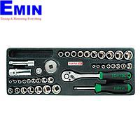 Bộ tuýp vặn ốc 1/4 inch & 3/8 inch với 40 món TOPTUL GCAT4001