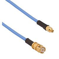 Amphenol SV Microwave FSSMPS-047-FSSMP-060 RF Cable Assemblies SMPS Straight F SMP Straight F 6"Cable