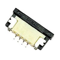 Đầu nối FFC & FPC ZIF bước chân 1mm, 4 chân, tiếp xúc mặt dưới Riverdi ZIF1004DH
