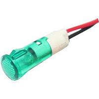 Mallory Sonalert FL1P-10QW-1-G3V LED Panel Mount Indicators LED GRN 10MM SNAP 3VAC/DC UL