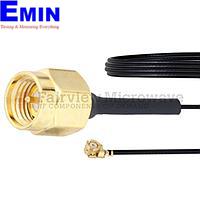 Cáp SMA Male - UMCX 2.5 Plug Fairview FMCA1023 ( 0.81mm Coax; 6 GHz )