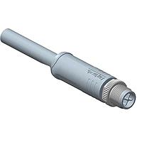 Amphenol LTW M12S-03BMMM-SL8S05 Sensor Cables / Actuator Cables M Series Sensor Connector, M12, S Code, Metal, 12A, 03 pins, Male Connector, Male Contact, Straight, Screw Thread, Overmolded, Length 5000mm, IP68